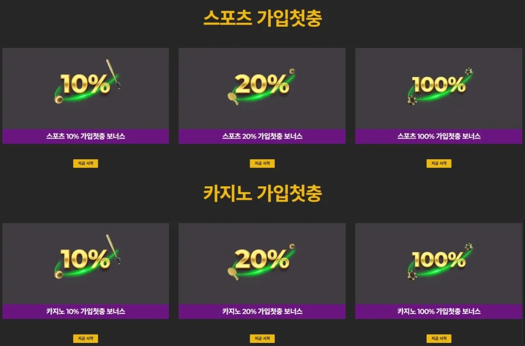 벳위즈(Betwiz)의 다양한 프로모션 및 보너스